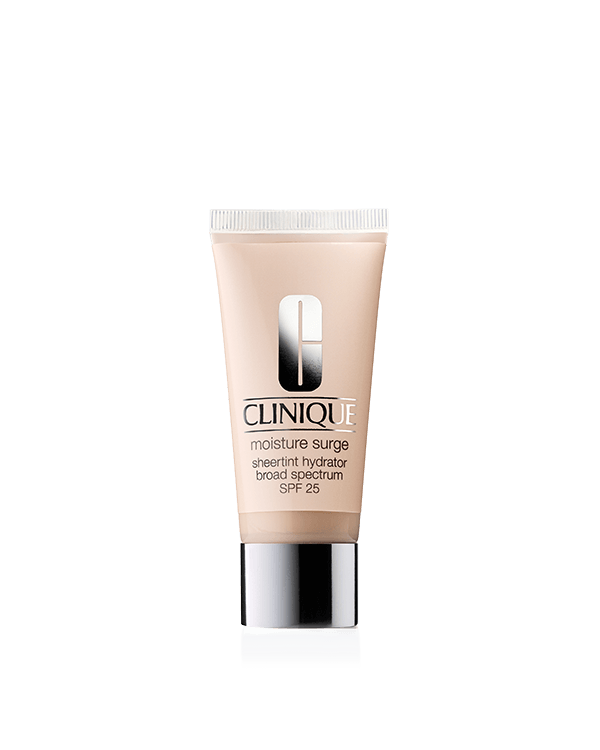 Moisture Surge™ Sheertint Hydrator Broad Spectrum SPF 25, A tinted hydrator that provides 12 hours of hydration, complexion perfection and protection all in one.