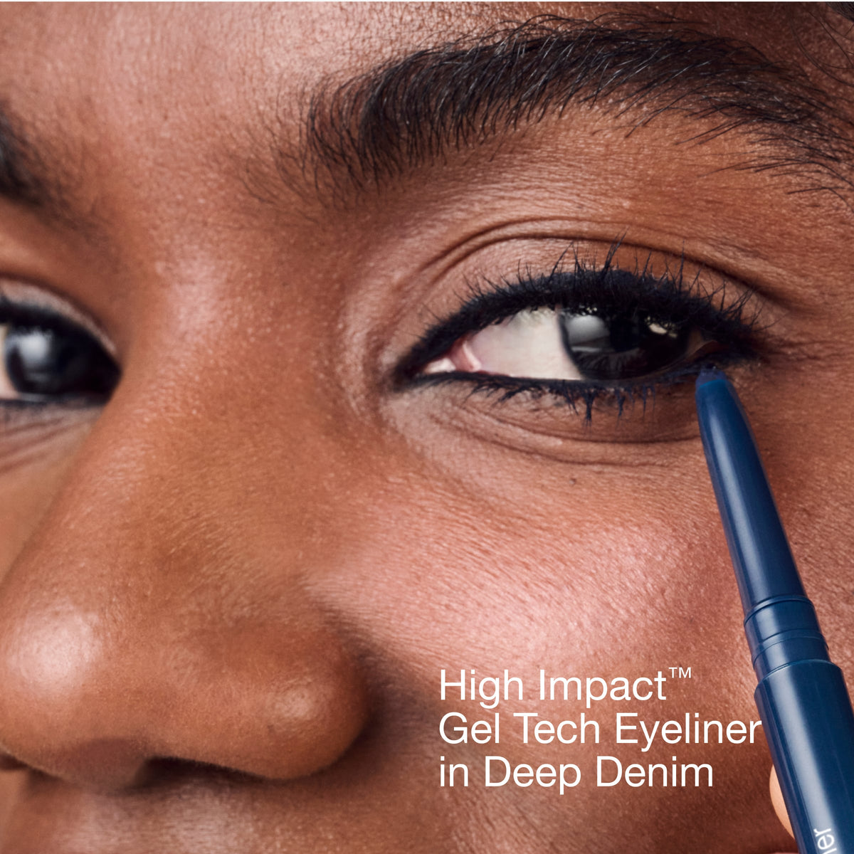 High Impact™ Gel Tech Eyeliner, 0.35 g, Deep Denim, Model, deep