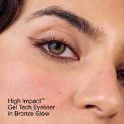 High Impact™ Gel Tech Eyeliner, 0.35 g, Bronze Glow, Model, light