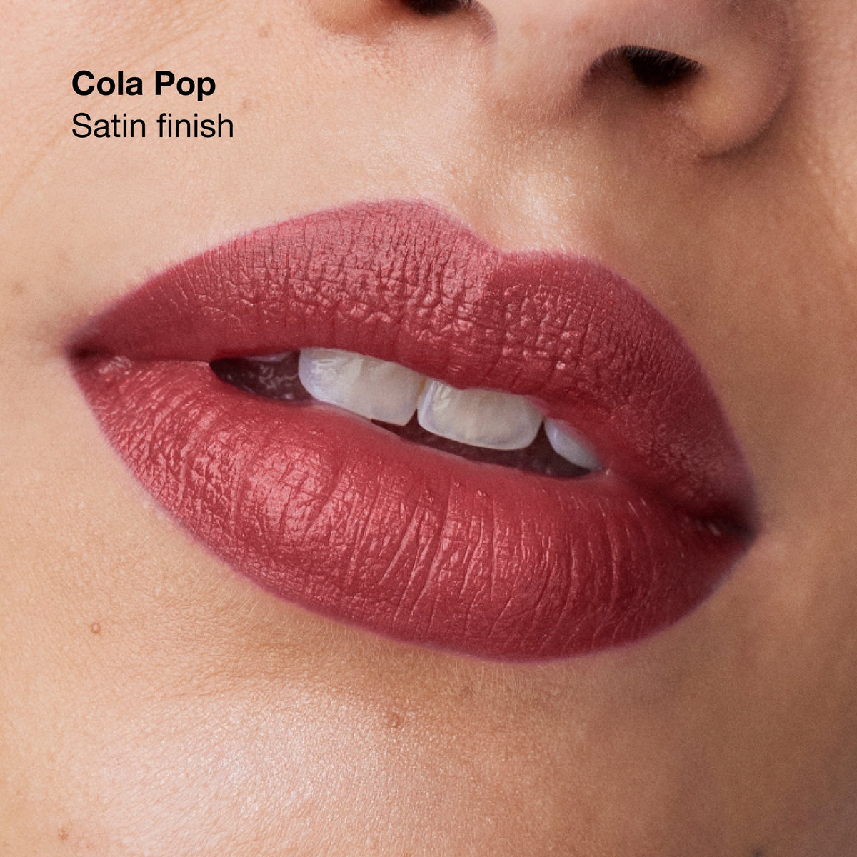 Clinique Pop™ Longwear Lipstick, 3.9 g, Cola Pop, Model, medium