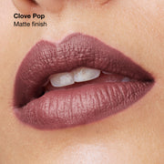 Clinique Pop™ Longwear Lipstick, 3.9 g, Clove Pop, Model, medium