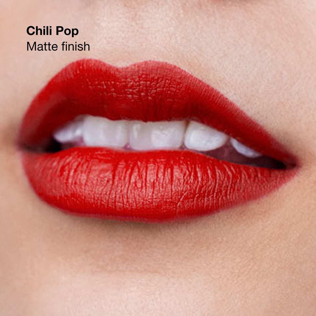 Clinique Pop™ Longwear Lipstick, 3.9 g, Chili Pop, Model, light
