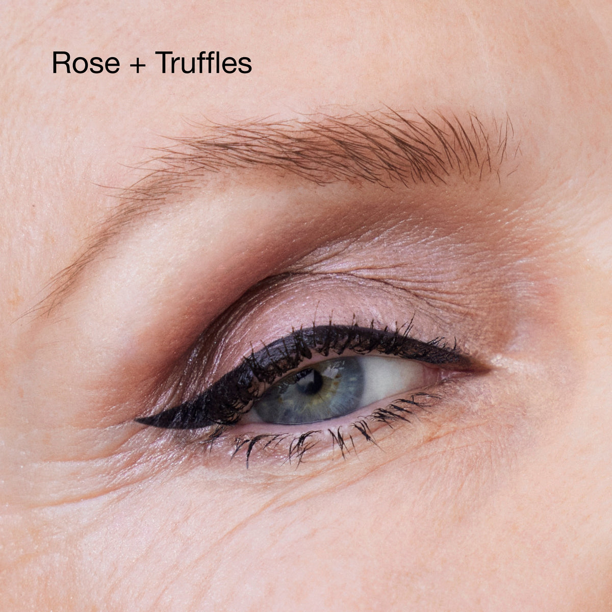 High Impact™ Shadow Play™ Shadow + Definer, 1.9 g, Rosé + Truffles, Model, light