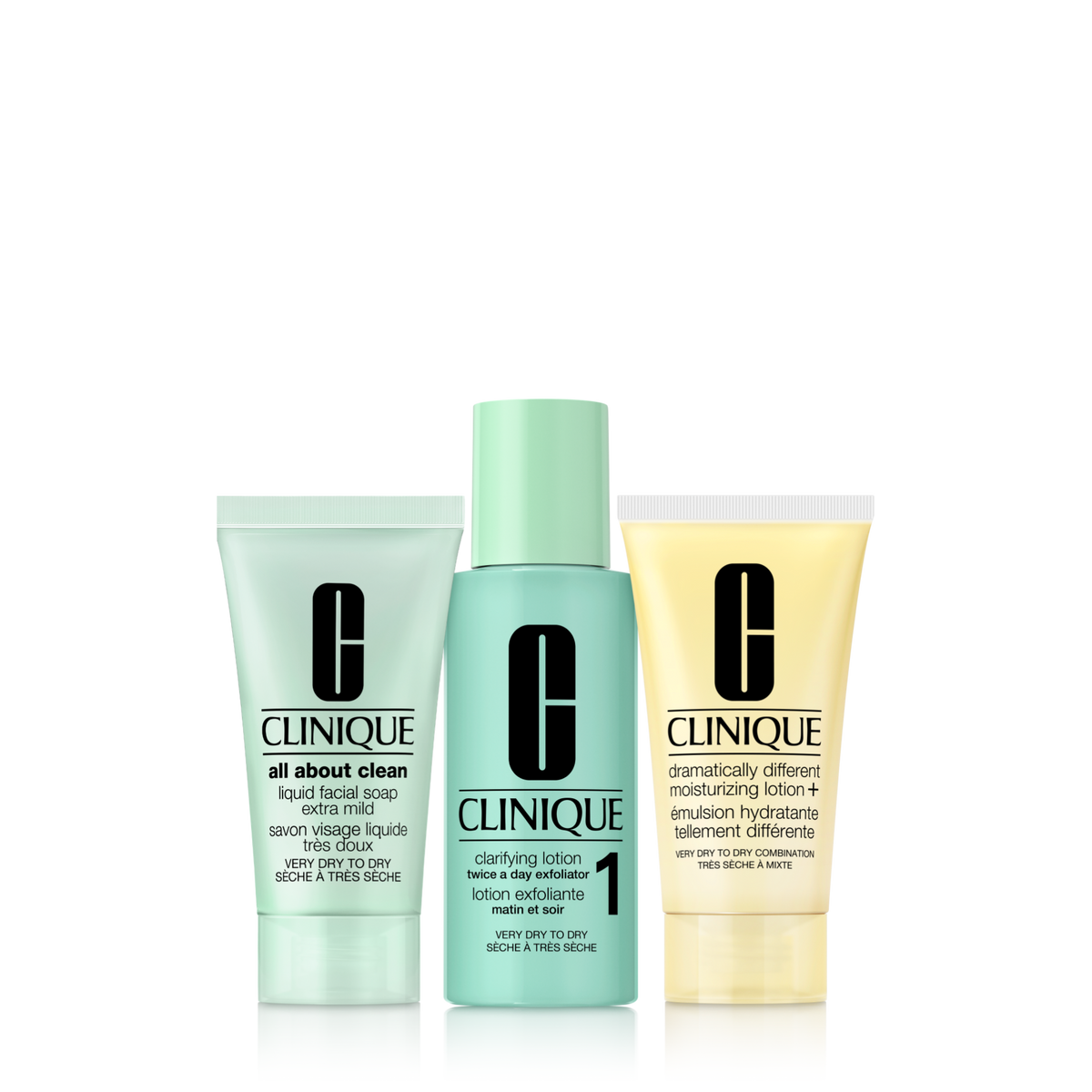 Healthy Skin Routine: Mini 3-Step Kit For Very Dry Skin, Product Shot