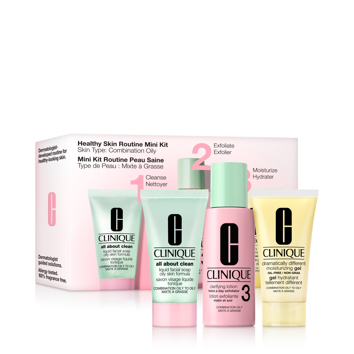 Healthy Skin Routine: Mini 3-Step Kit For Combination Oily Skin, 3.0 g, Product Shot