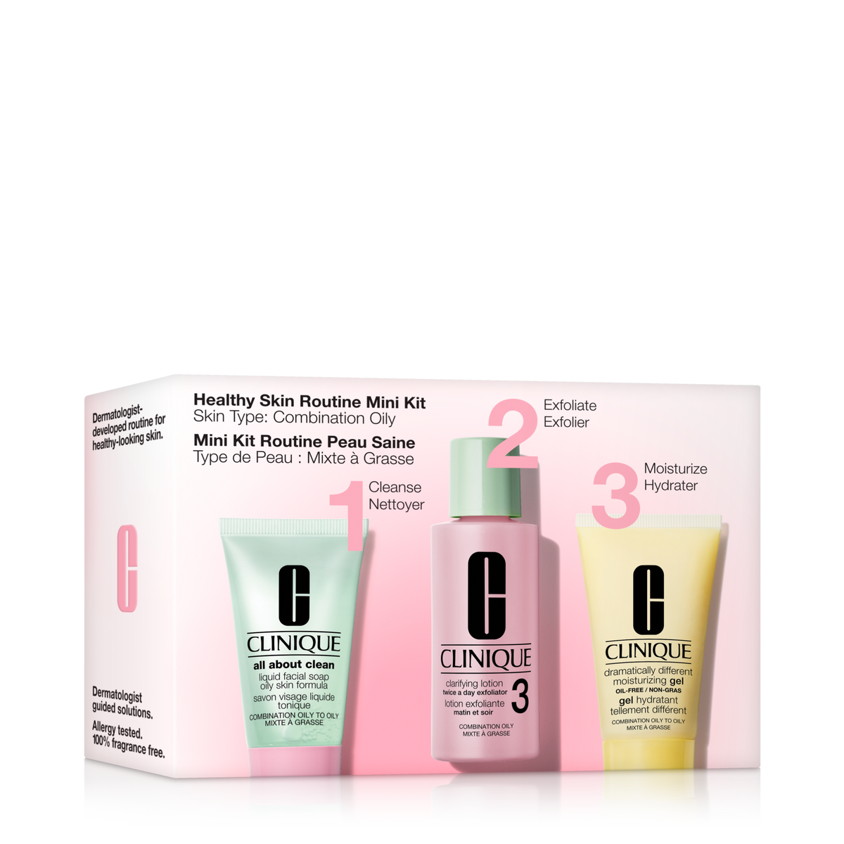 Healthy Skin Routine: Mini 3-Step Kit For Combination Oily Skin, 3.0 g, Product Shot