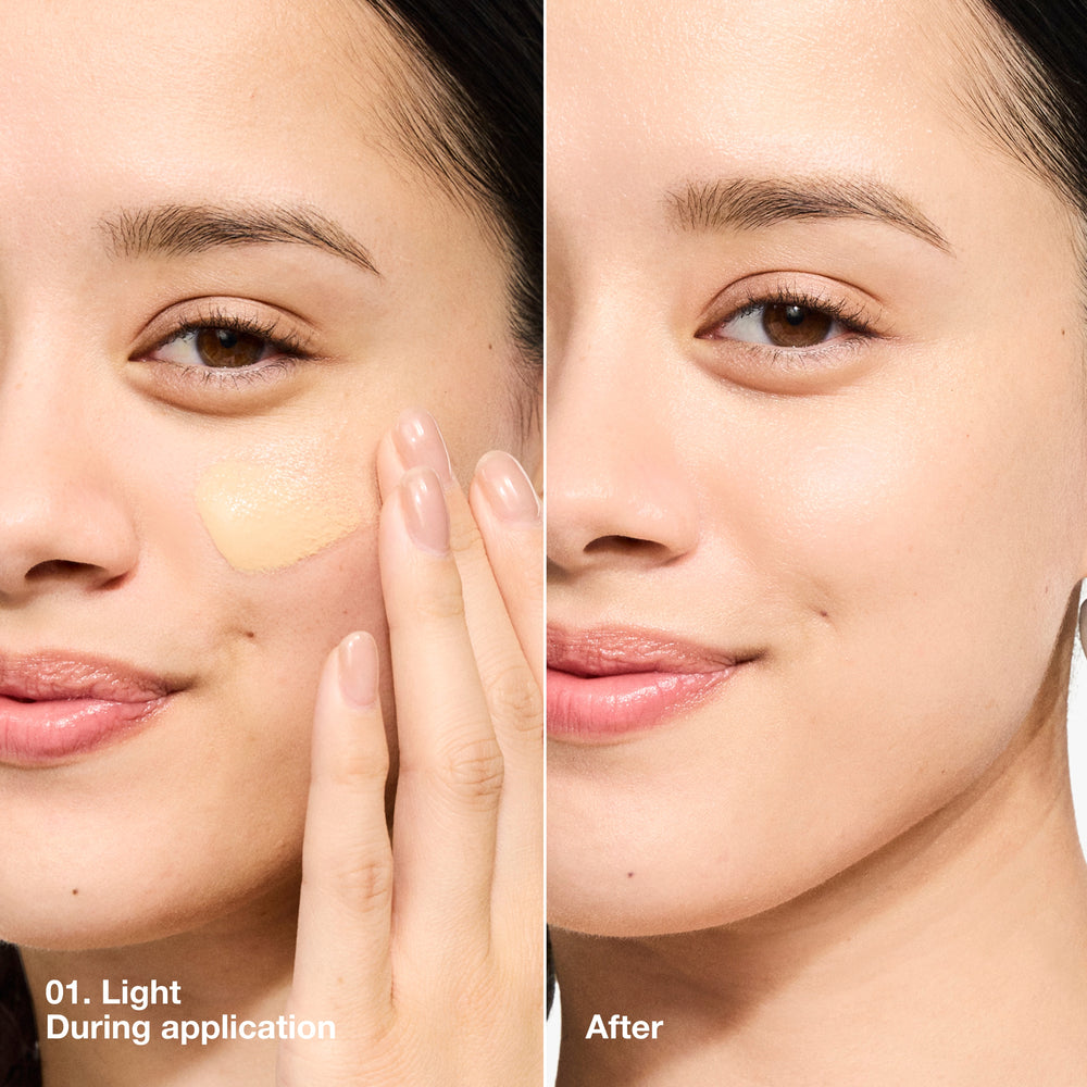 UV Solutions Brightening + Tinted Sunscreen Broad Spectrum SPF 50/PA+++, 40.0 ml, Light, Model, light