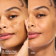 UV Solutions Brightening + Tinted Sunscreen Broad Spectrum SPF 50/PA+++, 40.0 ml, Medium Deep, Model, medium