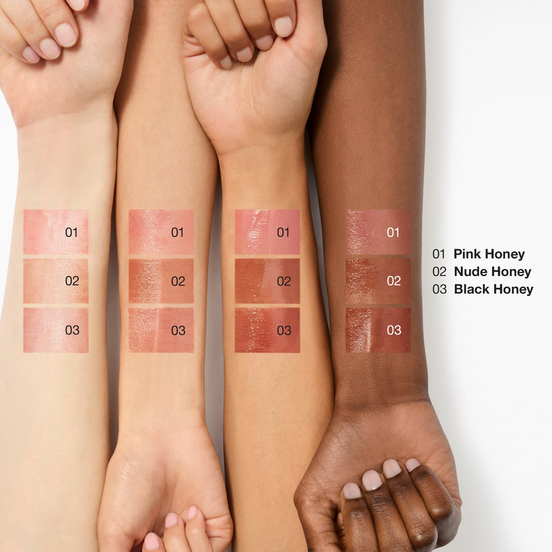 Almost Lipstick in Black Honey, Pink Honey and Nude Honey