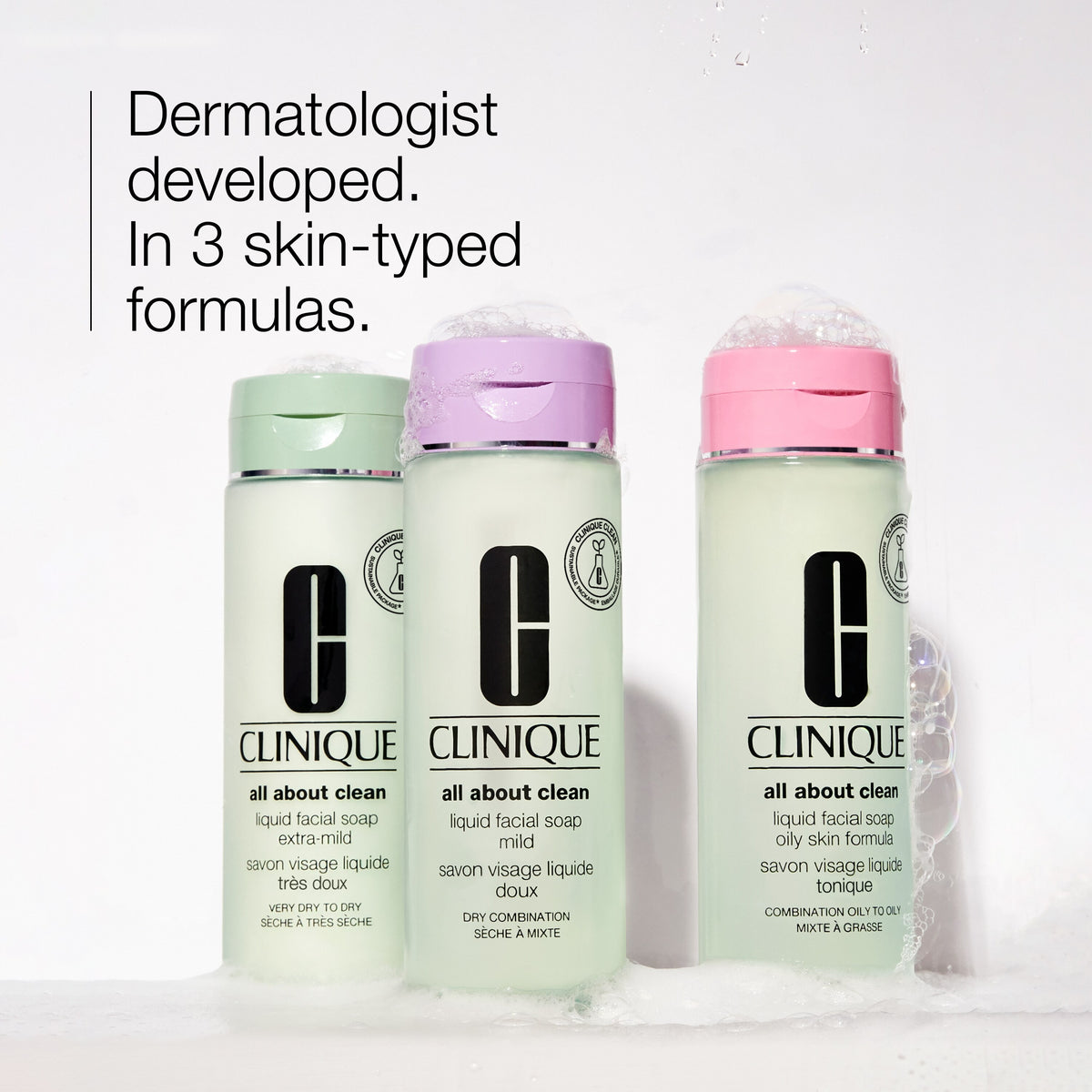 All About Clean™ Liquid Facial Soap Mild for Dry Combination Skin Types