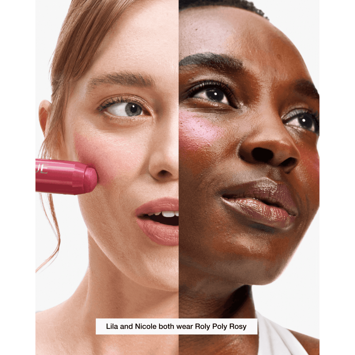 Chubby Stick™ Pink Flush Cheek Duo, Model