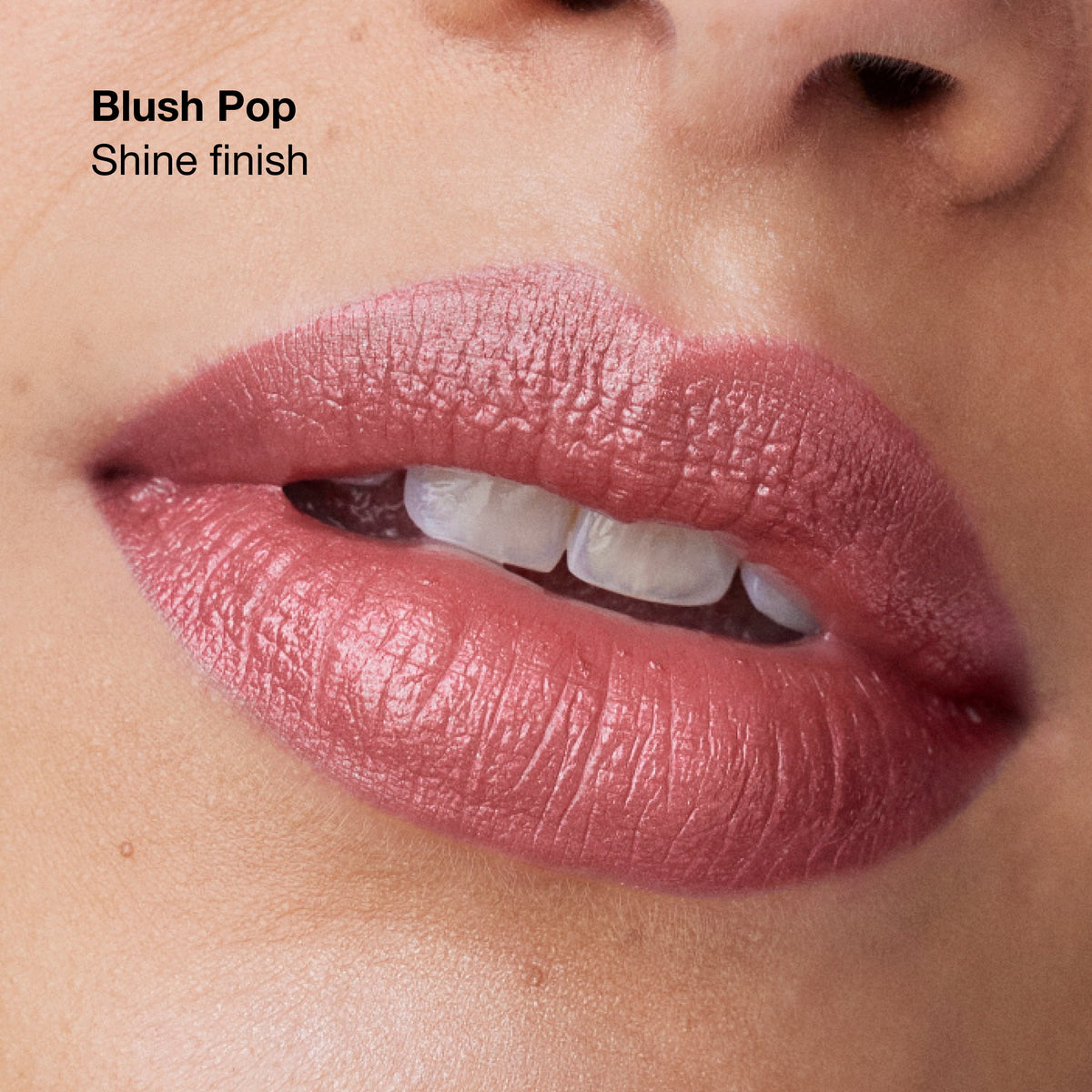 Clinique Pop™ Longwear Lipstick, 3.9 g, Blush Pop, Model, medium