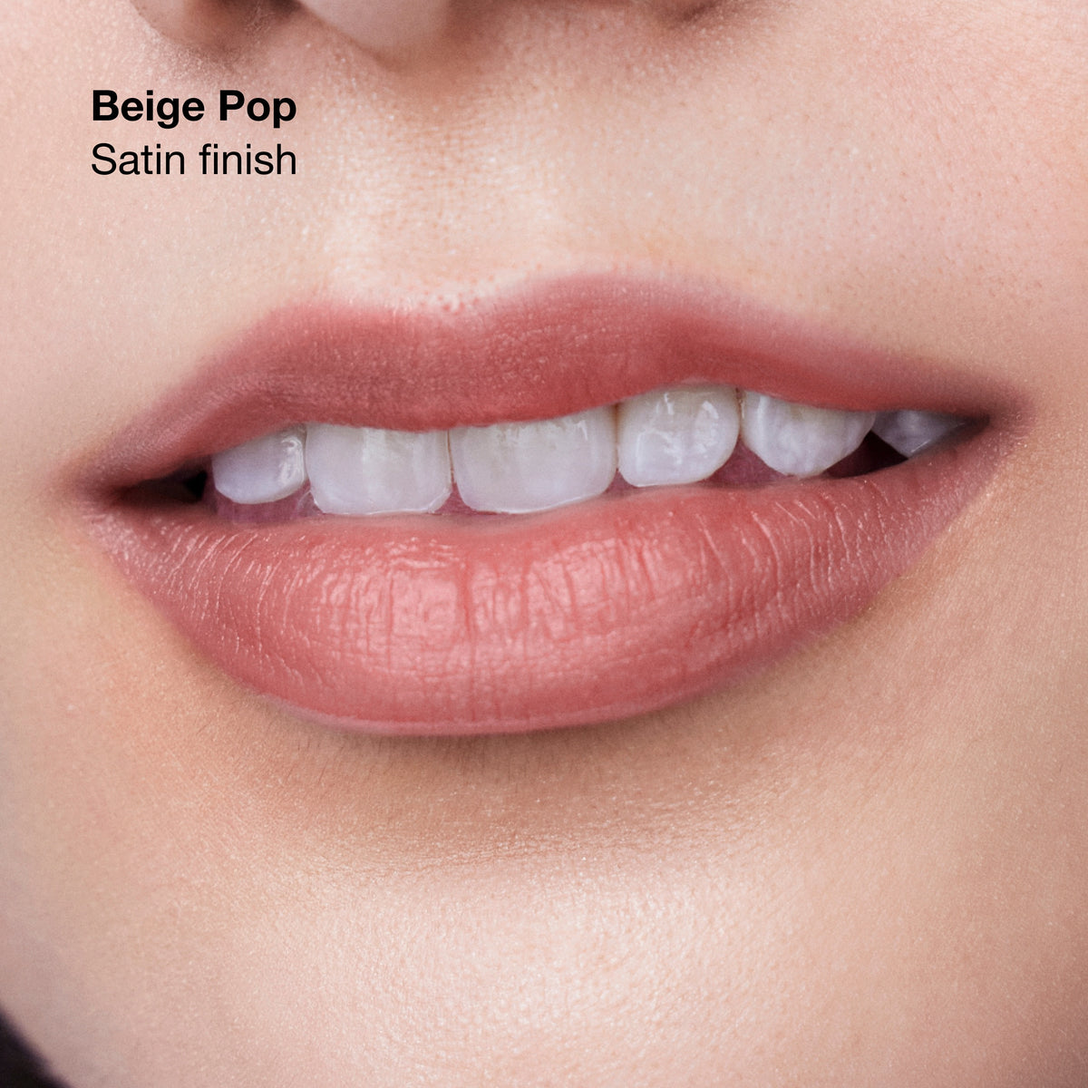 Clinique Pop™ Longwear Lipstick, 3.9 g, Beige Pop, Model, light
