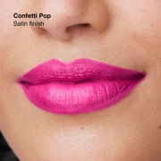 Clinique Pop™ Longwear Lipstick, 3.9 g, Confetti Pop, Model, medium