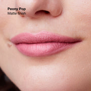 Clinique Pop™ Longwear Lipstick, 3.9 g, Peony Pop, Model, light