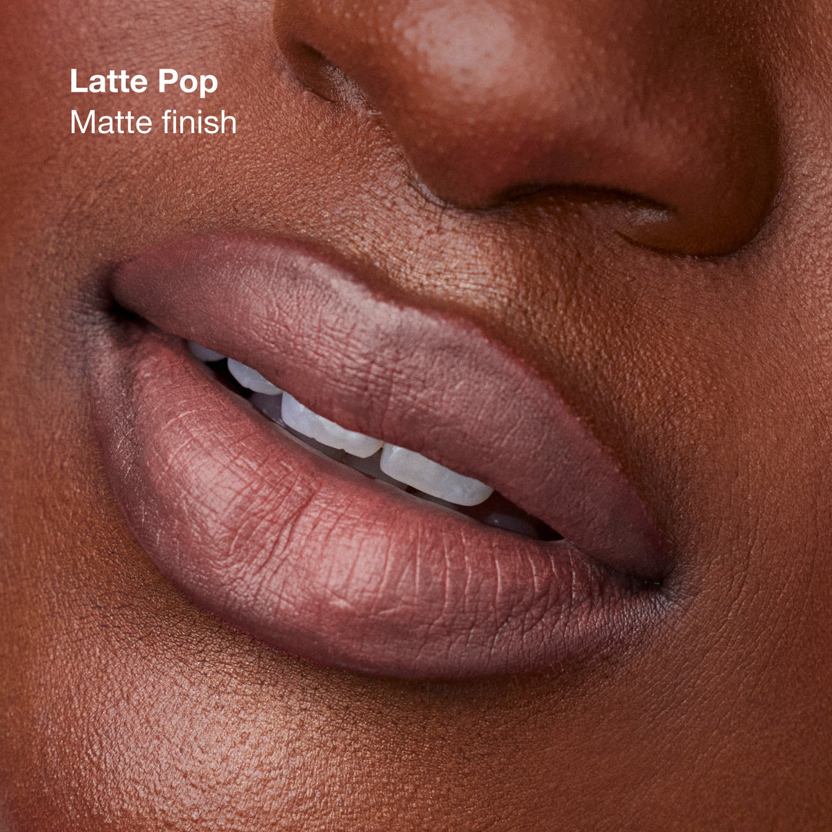 Clinique Pop™ Longwear Lipstick, 3.9 g, Latte Pop, Model, deep
