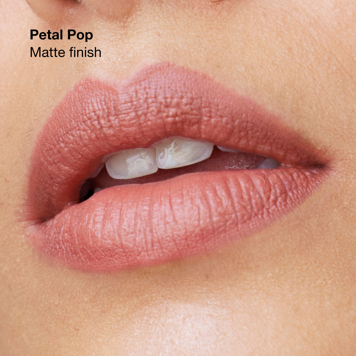 Clinique Pop™ Longwear Lipstick, 3.9 g, Petal Pop Matte, Model, medium