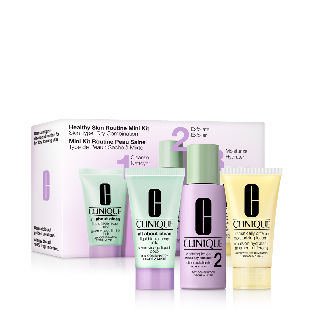 Healthy Skin Routine: Mini 3-Step Kit For Dry Skin, Product Shot