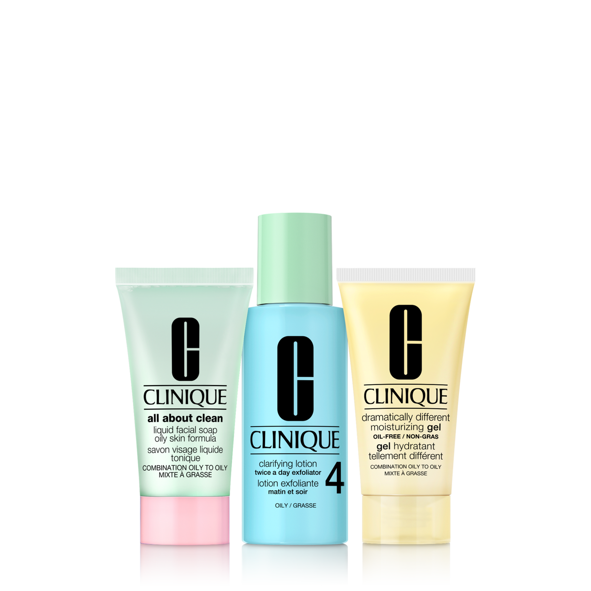 Healthy Skin Routine: Mini 3-Step Kit For Oily Skin, Product Shot