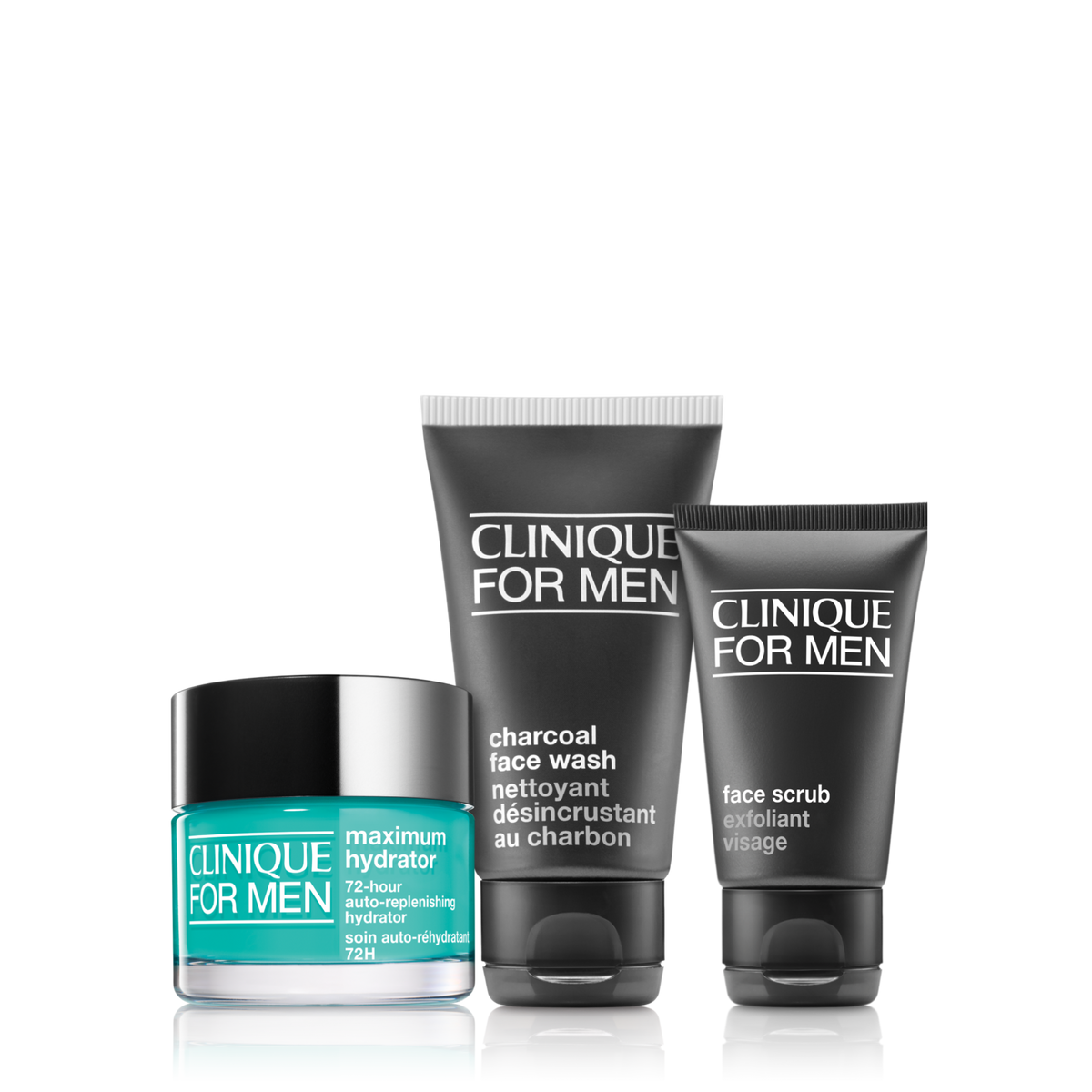 Clinique For Men™ The Intense Hydration System Skincare Set, 9.0 ml, Product Shot