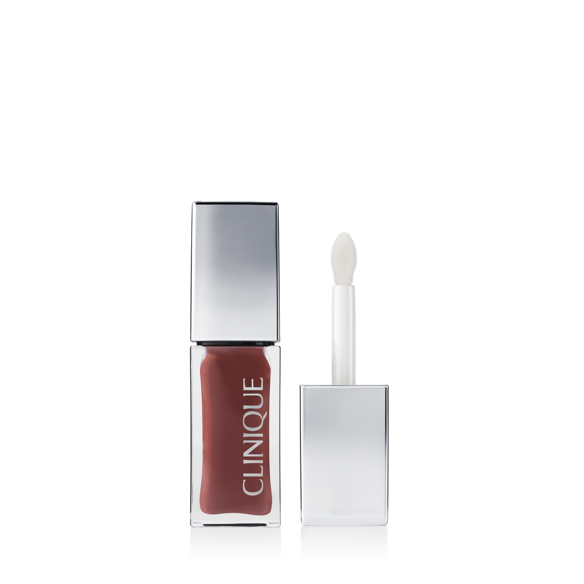 Clinique Pop™ Lip + Cheek Oil in Black Honey, Pink Honey and Nude Honey, 7.0 ml, Nude Honey, Product Shot