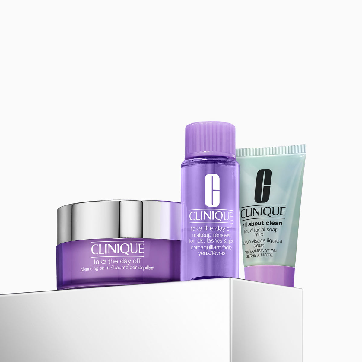 The Cleansing Edit Skincare Set, Product Shot