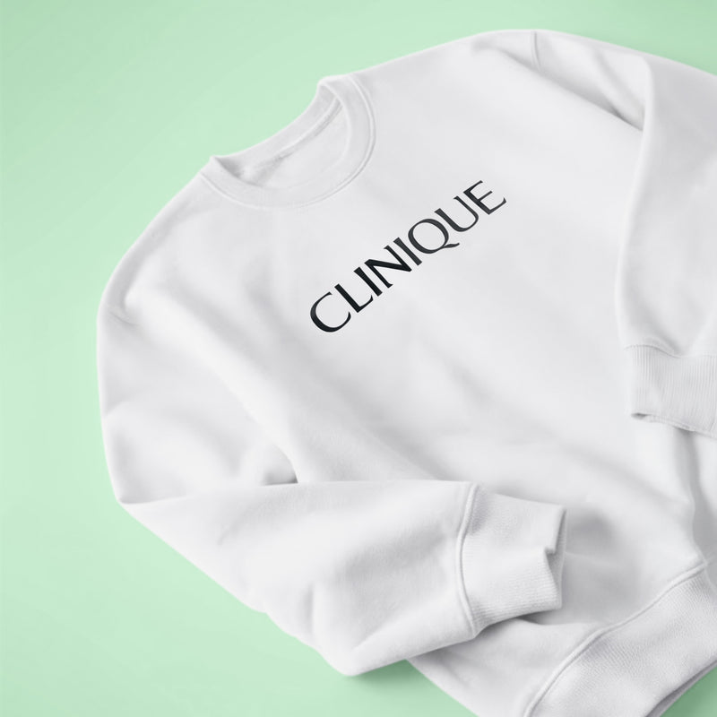 Limited Edition Clinique Sweatshirt in White
