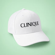 Limited Edition Clinique Baseball Cap in White, Product Shot