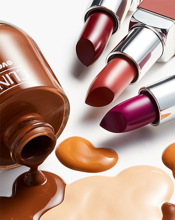 Think rich for makeup.