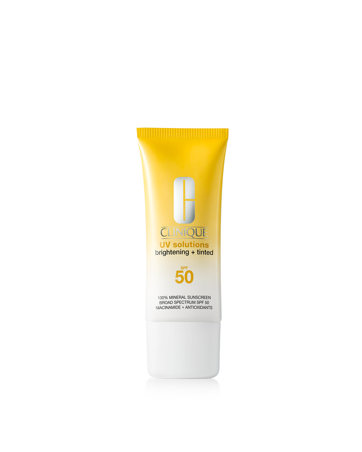 Clinique Uv Solutions Brightening + Tinted Sunscreen Broad Spectrum Spf 50/pa+++, 02 Medium In Transparent