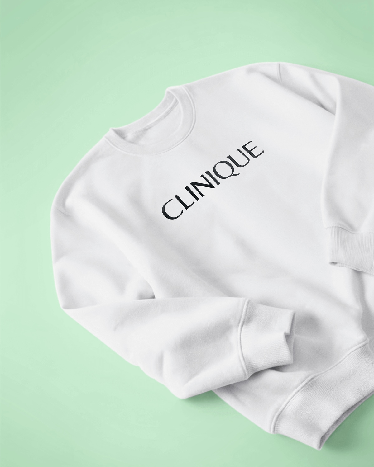 Clinique Limited Edition Sweatshirt In White