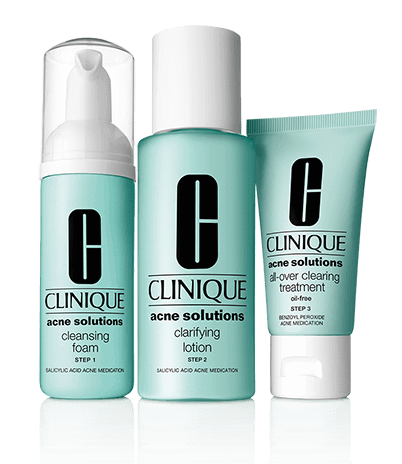 acne skin solutions kit clear clinique starter system care start days makeup