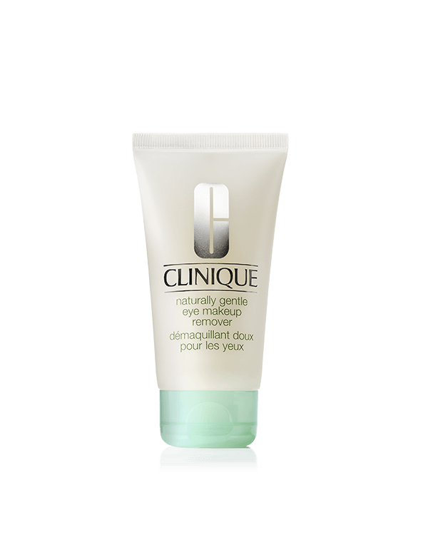 Naturally Gentle Eye Makeup Remover, Clinique’s gentlest eye makeup remover.
