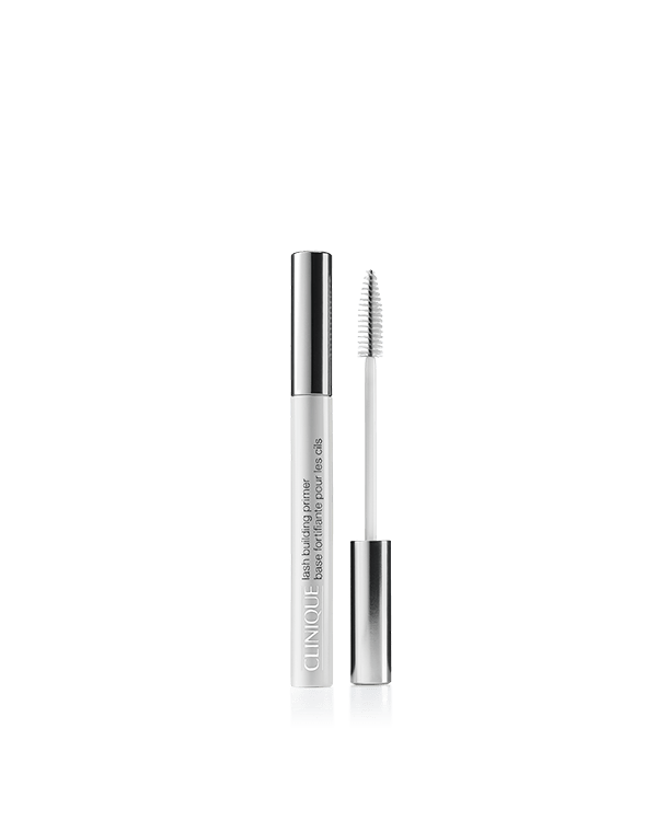 Lash Building Primer, It’s like underwear for lashes. Lashes hold onto mascara better with this underneath—and they look fuller.