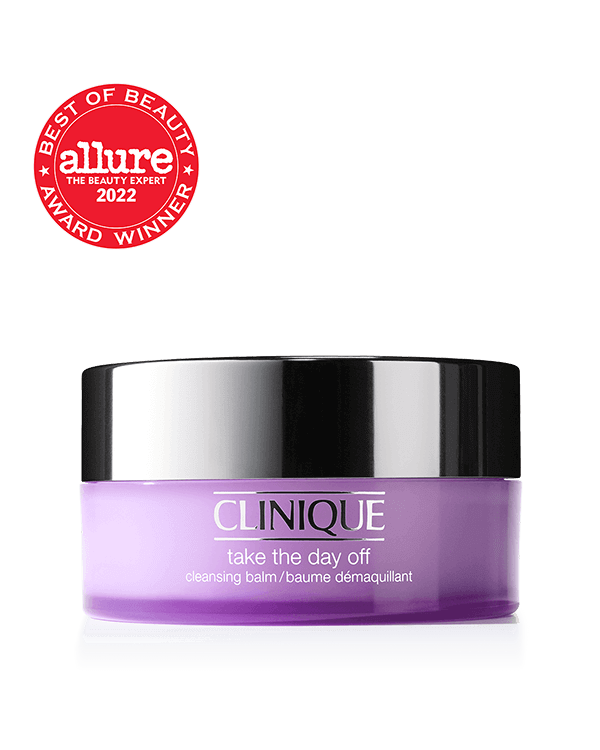 Take The Day Off™ Cleansing Balm, Silky balm formula gently dissolves makeup and SPF, conditions lashes.