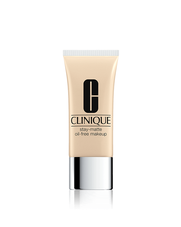 Stay-Matte Oil-Free Makeup, Humidity-tested makeup absorbs shine, controls oil, resists sweat.