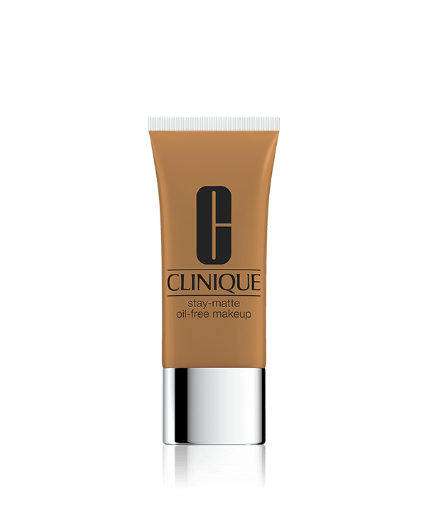 Stay-Matte Oil-Free Makeup, Humidity-tested makeup helps minimize oil and shine. Leaves a matte finish.
