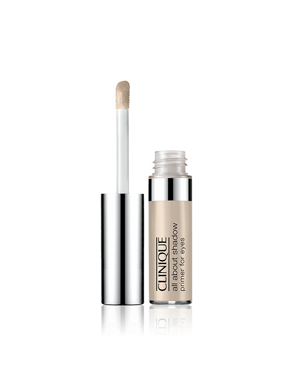 All About Shadow™ Primer for Eyes, End shadow fade-out. This formula holds eye colour quality in place for up to 12 hours.