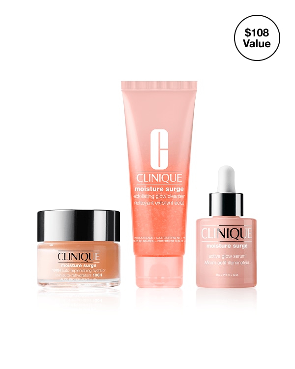 Moisture Surge Essentials Bundle<br><s>$108</s> <span style="color: #ba0000;">$91</span> at checkout, One Size