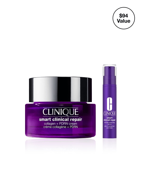 Smart Collagen PDRN Cream + Smart Serum Bundle<br><s>$94</s> <span style="color: #ba0000;">$80</span> at checkout, One Size