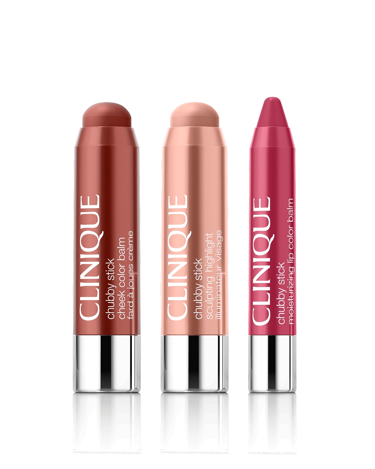 Permission to Play Trio<br><s>$90</s> <span style="color: #ba0000;">$79</span> at checkout, Three of our most-loved Chubby Sticks in one playful set made for experimenting, mixing, and having fun with makeup.