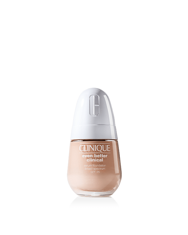 Even Better Clinical™ Serum Foundation Broad Spectrum SPF 25, 24H full-coverage foundation instantly perfects with a matte finish, plus visibly improves skin with 3 serum technology.