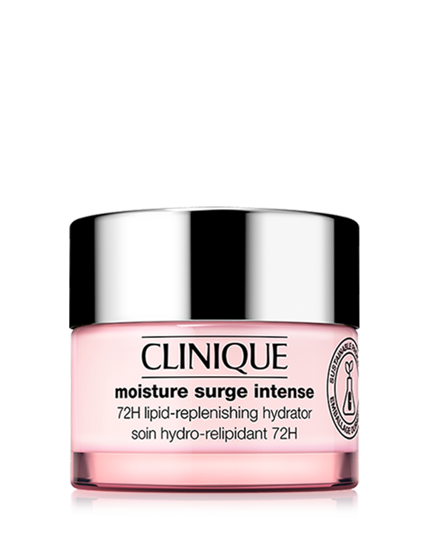Moisture Surge™ Intense 72H Lipid-Replenishing Hydrator, Rich cream-gel delivers 72-hour hydration for velvety-smooth skin.