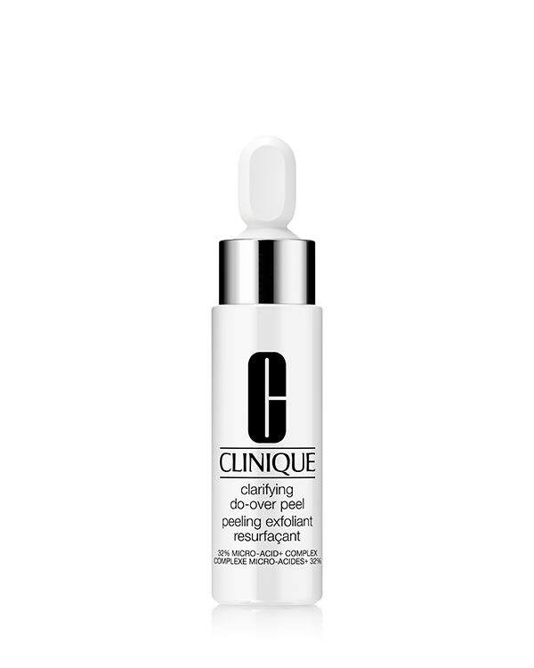 Clarifying Do-Over Peel, At-home, leave-on peel reveals millions of fresher cells for skin that looks radiant and renewed.
