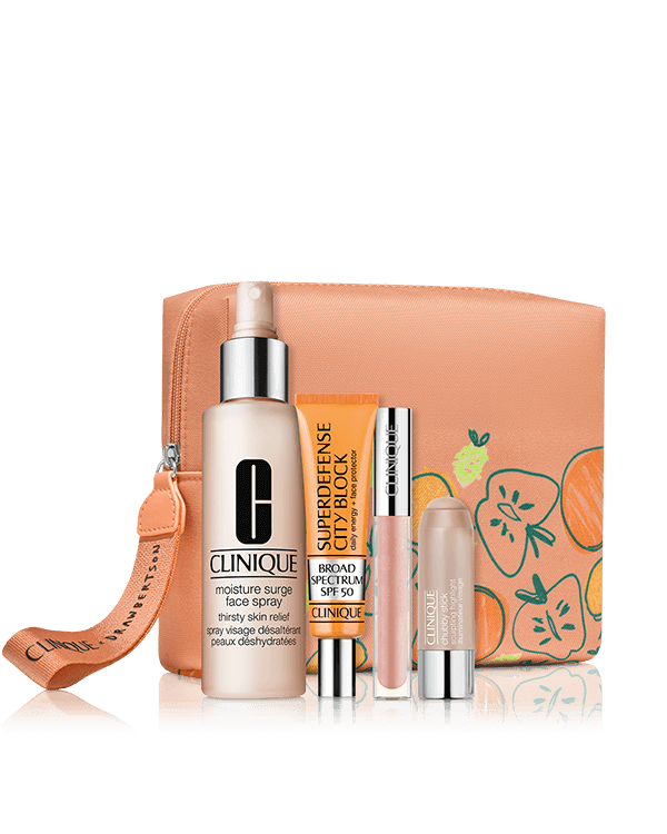 Summer Day Essentials Set, Everything you need for a fresh, glowing summer look. $45 with any eligible purchase. A $159 value.
