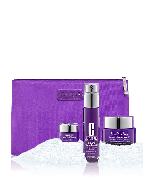 Smart &amp; Smooth Skincare Set, Our best-in-class formulas for results you can see. A $168.00 value.