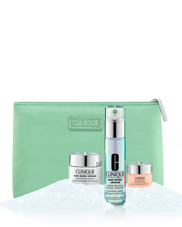 Even Tone Experts Skincare Set, Clinique specialists for brilliant, more even-looking skin. A $93.00 value.