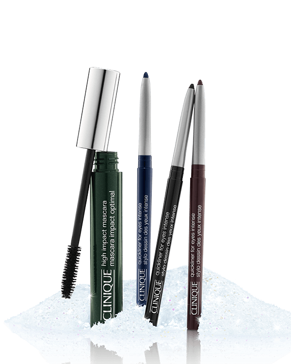 Bold Eyes in a Snap Eye Makeup Set, Three easy-to-use eyeliners and one must-have mascara in an exclusive set. A $61.00 value.
