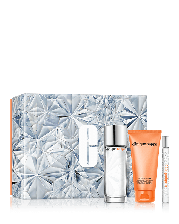 Perfectly Happy Fragrance Set, A fragrance and body trio for a touch of happy at home and on the go. A $114.00 value.