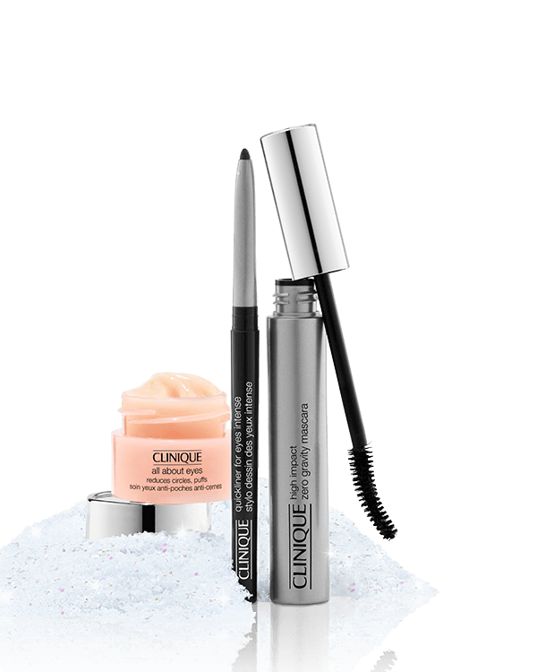 Give Eyes a Lift Set, An eye-defining trio with a lifting mascara. A $51.00 value.